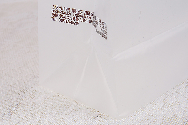 白色手提PO服装胶袋